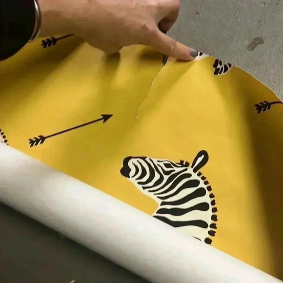 Anthropologie Scalamandre zebra Wallpaper - Picture 3 of 5